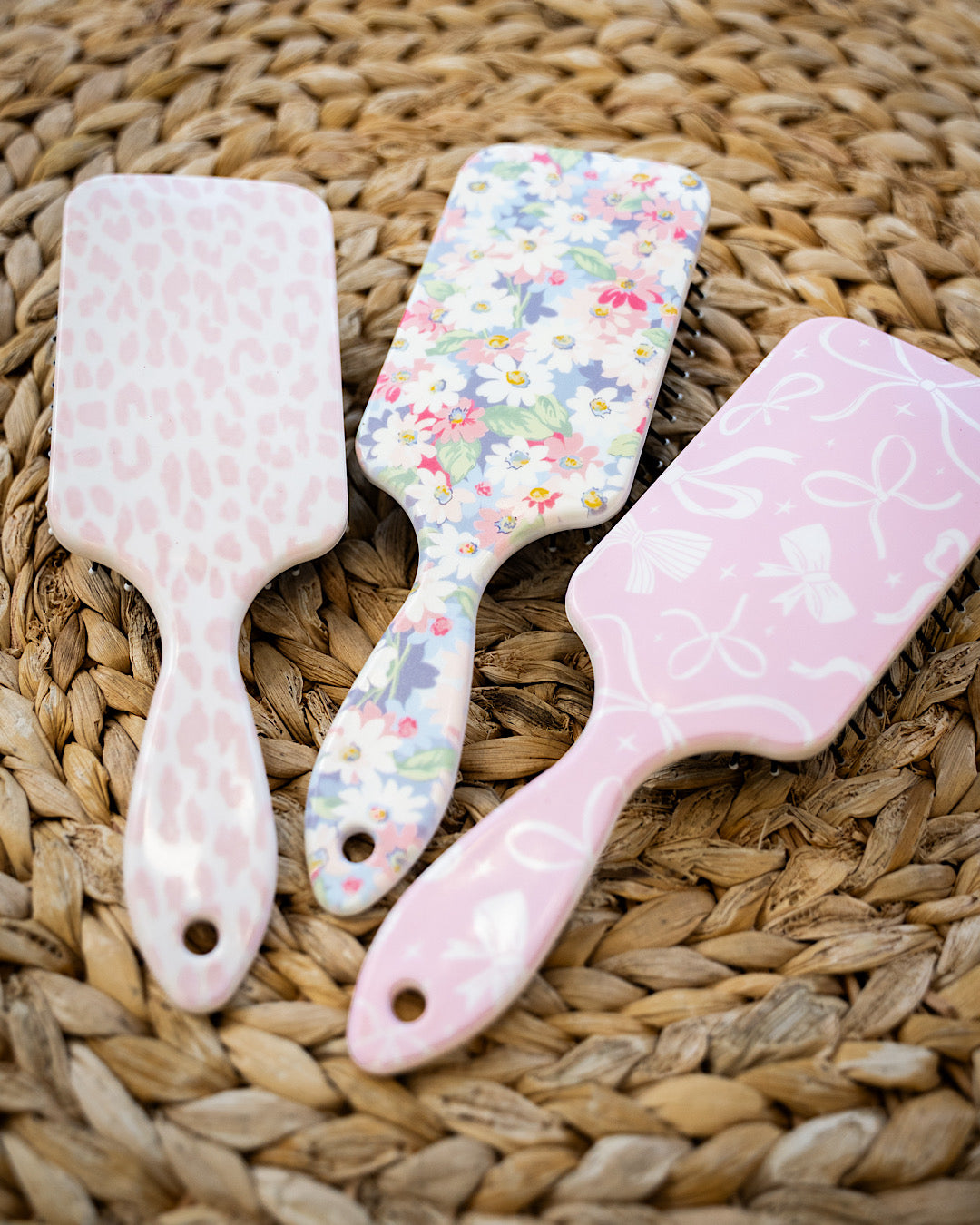 DOORBUSTER! Patterned Paddle Brush - 3 Options Zenana