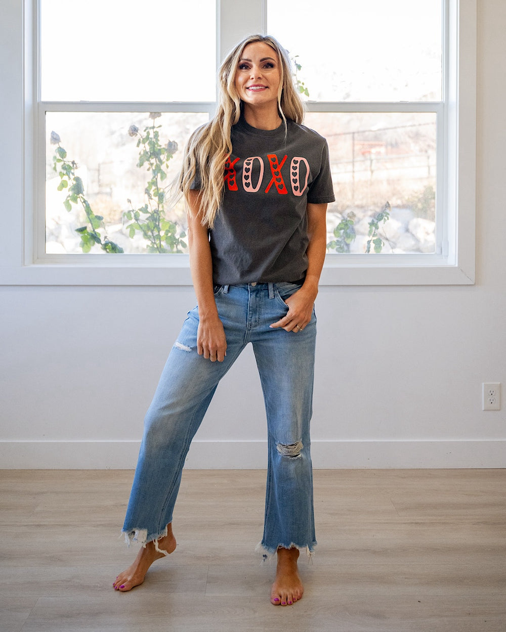 NEW! XOXO Hearts Pepper Tee Kissed Apparel