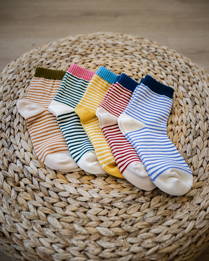 Striped Color Block Socks - 5 Options Very J