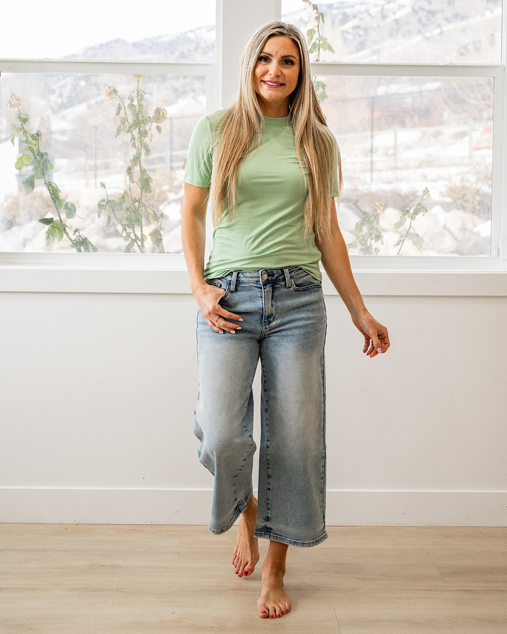 NEW! Blair Short Sleeve Top - Sage Michelle Mae