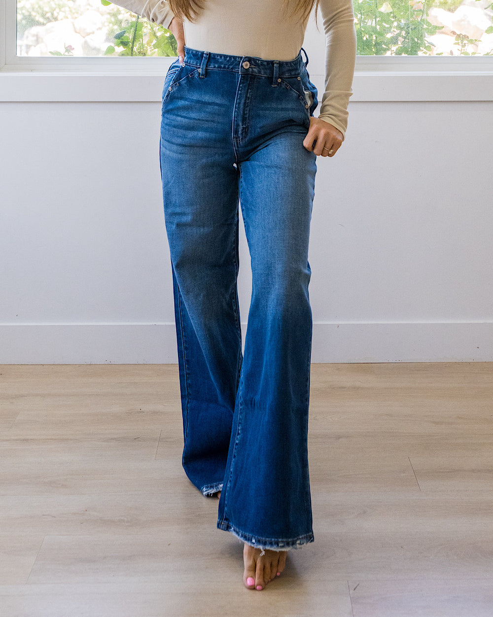 KanCan Take Away Wide Leg Trouser Jeans KanCan