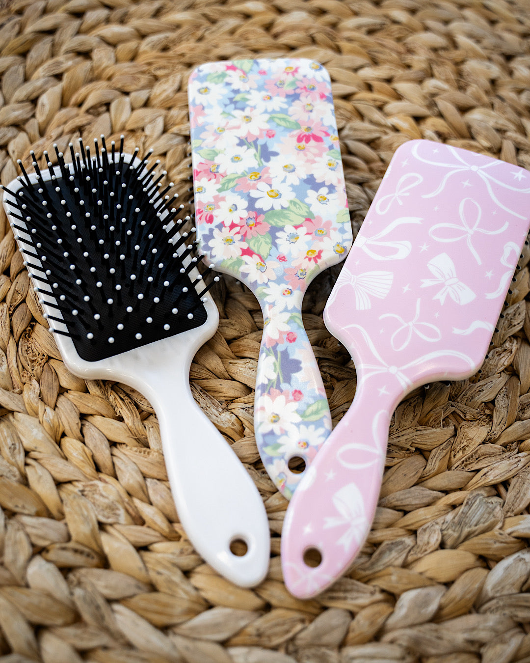DOORBUSTER! Patterned Paddle Brush - 3 Options Zenana