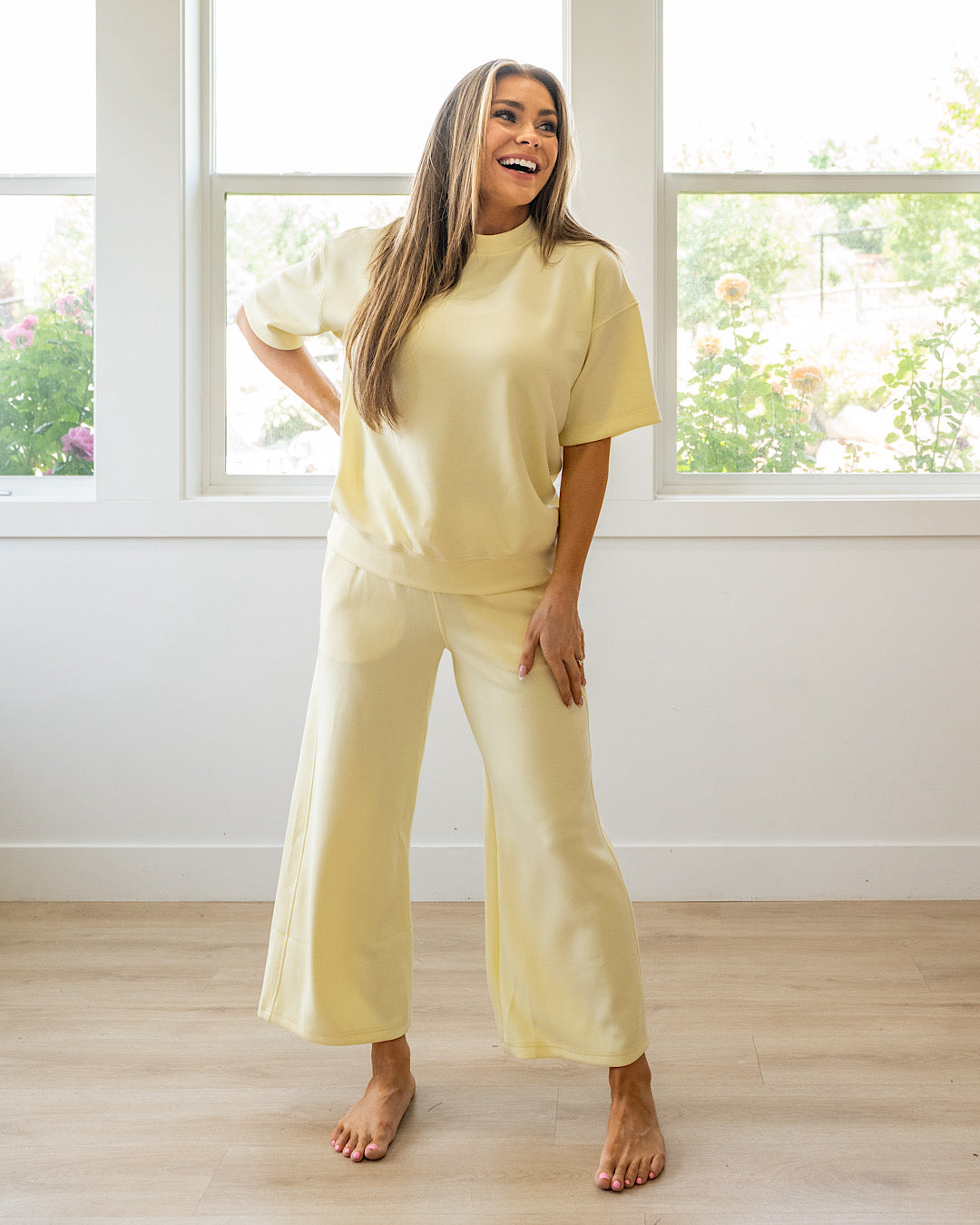 NEW! Macey Scuba Fabric Top - Lemonilla Rae Mode