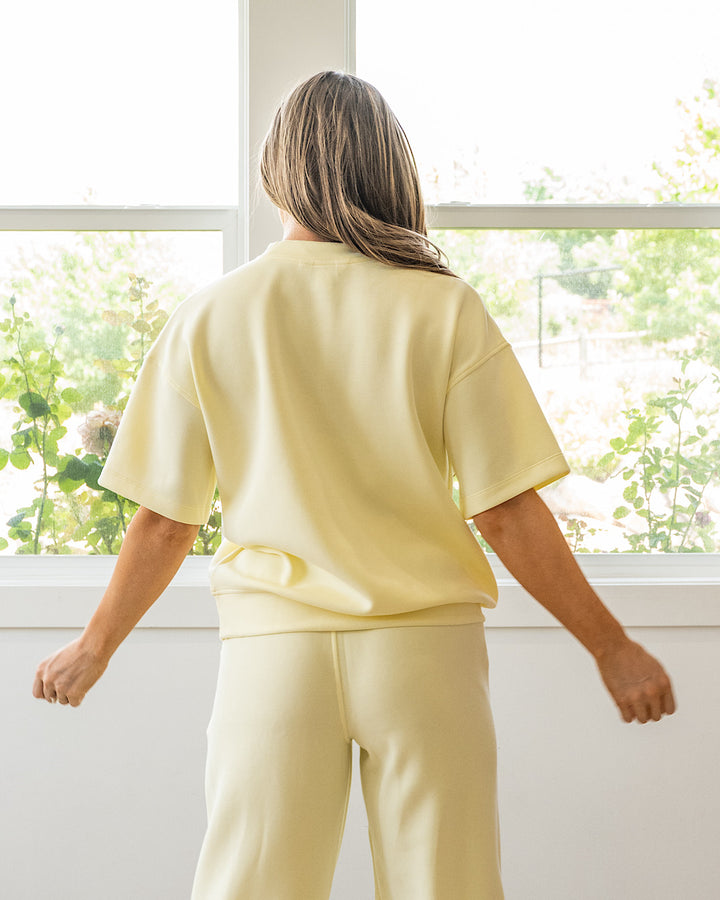 NEW! Macey Scuba Fabric Top - Lemonilla Rae Mode