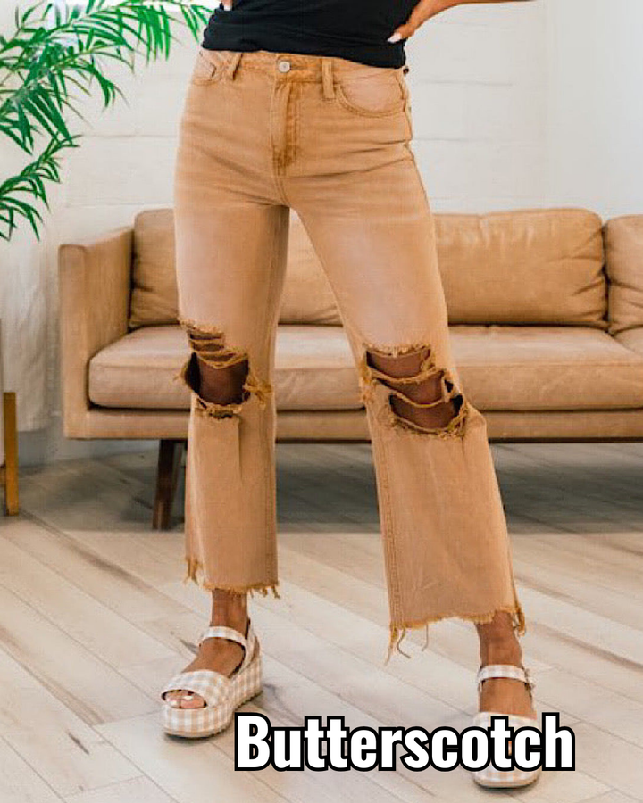 Vervet 90's Crop Flare Jeans - Color Options Available! Vervet