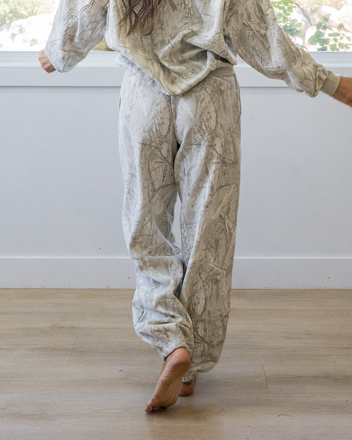 Gray Camo Joggers Double Zero