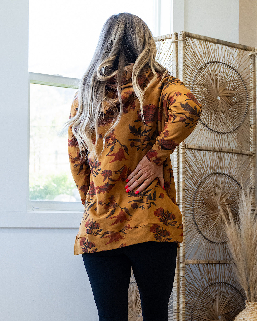 Ampersand Ave Garden Glamour Sideslit Hoodie FINAL SALE Ampersand Ave