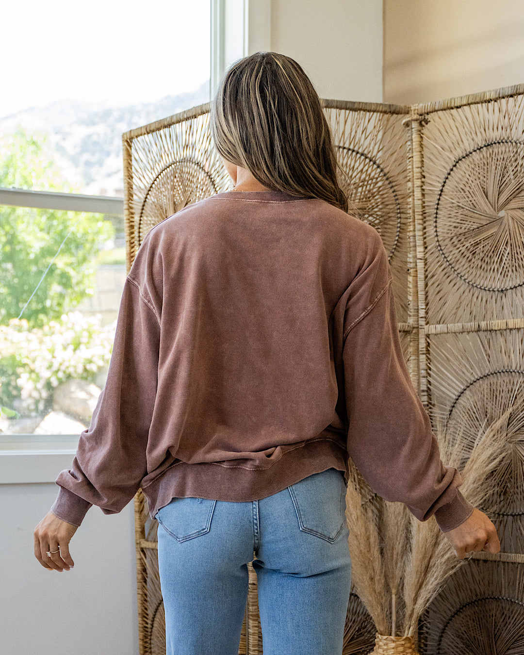 NEW! Never Better Sweatshirt - Chestnut Hyfve