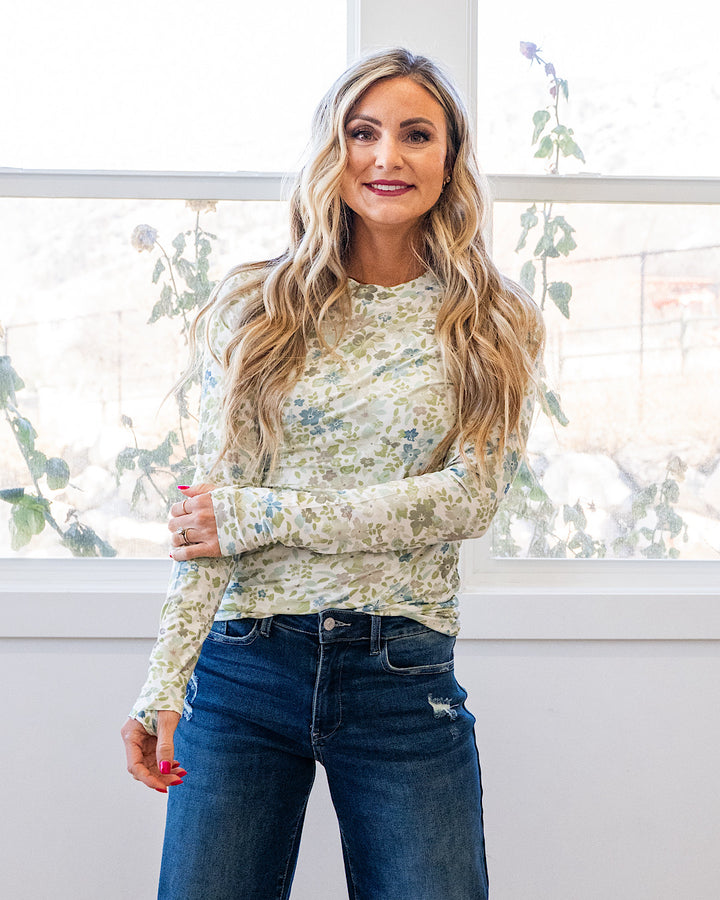 Blair Long Sleeve Top - Spring Meadows Michelle Mae