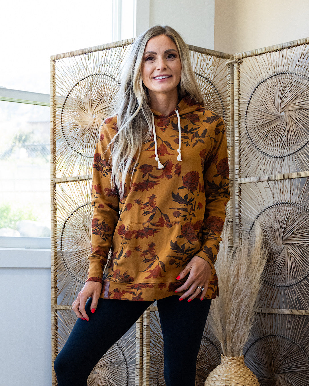 Ampersand Ave Garden Glamour Sideslit Hoodie FINAL SALE Ampersand Ave