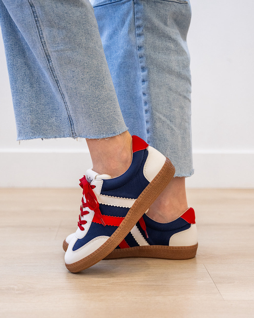 Corkys Heads Up Sneakers - Red, White and Blue Corkys Footwear