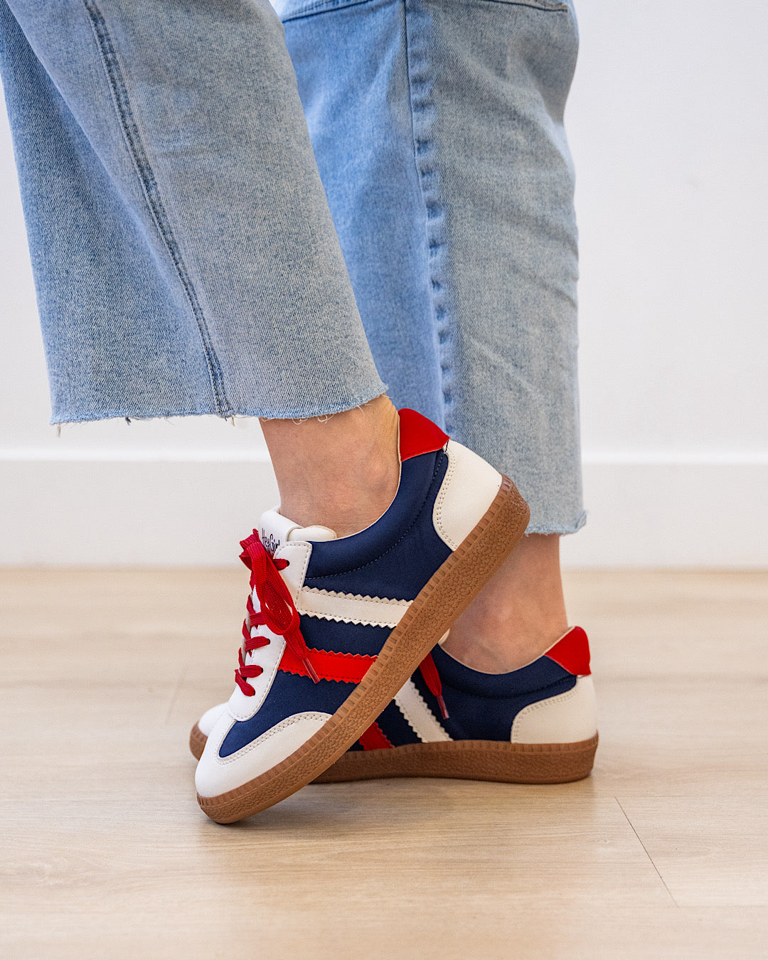 Corkys Heads Up Sneakers - Red, White and Blue Corkys Footwear
