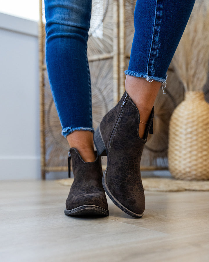 Very G Charming Boots - Taupe Leopard FINAL SALE Very G