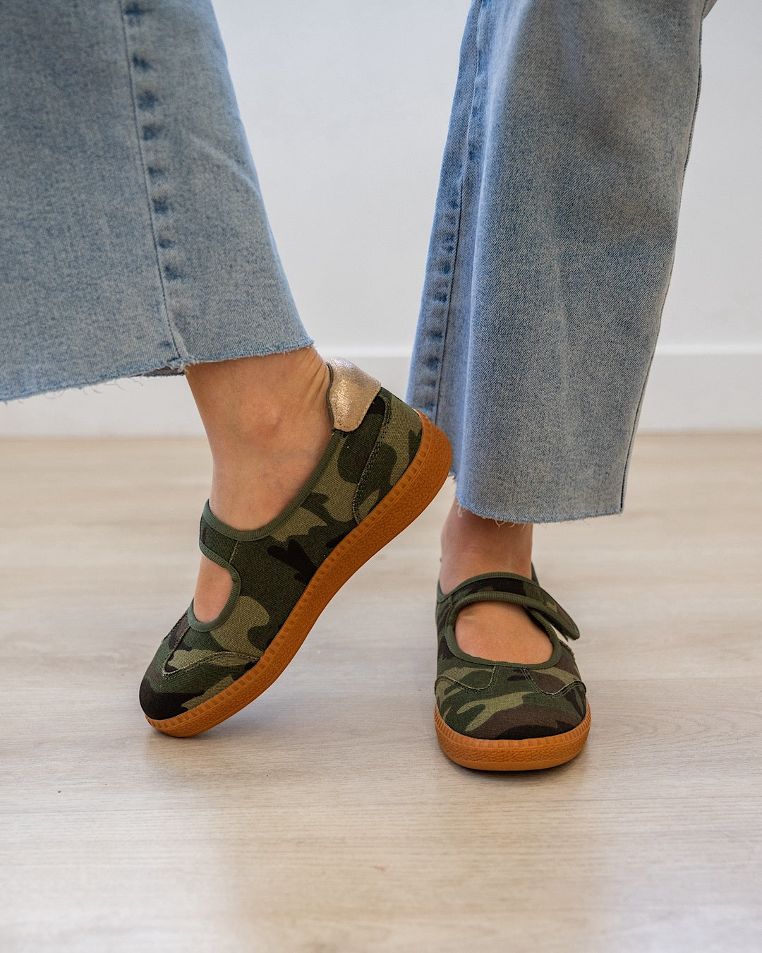 Corkys Calm Down Mary Jane Sneakers - Camo Corkys Footwear