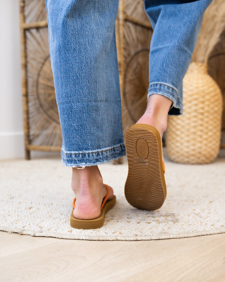Flojos Billie Flip Flops - Orange FINAL SALE  Flojos   