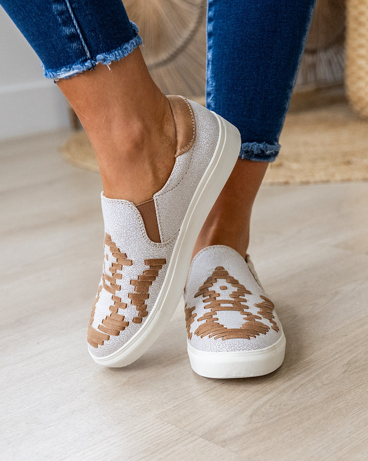 Very G Marian Slip On Sneakers- Tan Very G