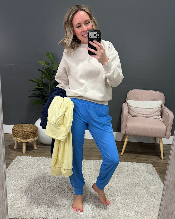 Yoga Joggers - Aqua Splash Rae Mode