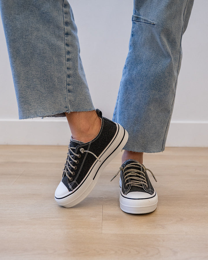 Very G Harmon Sparkle Sneakers - Black Very G