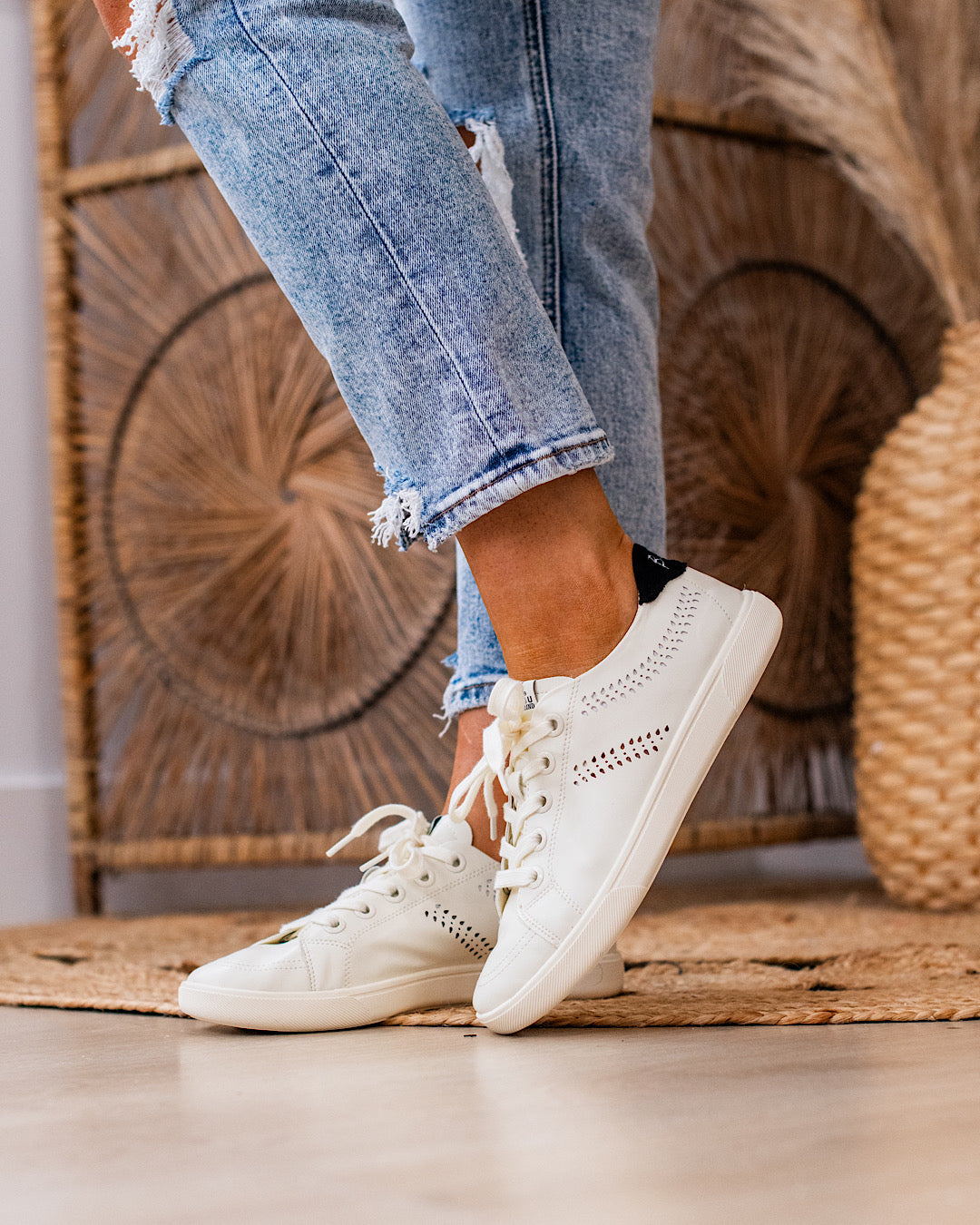 Blowfish Tanner Sneakers - Cream FINAL SALE Blowfish