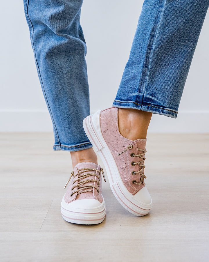 Very G Aman Suede Sneakers - Blush Very G