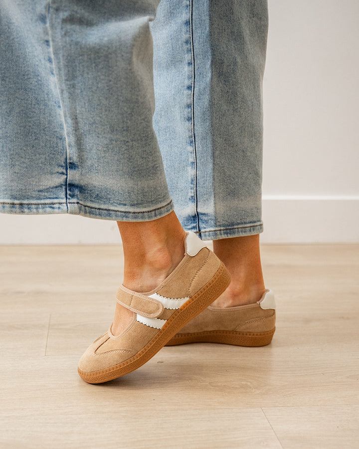 Corkys Calm Down Mary Jane Sneakers - Color Options Available! Corkys Footwear Camel