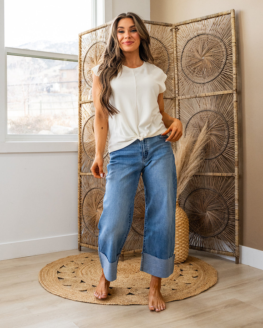 Denise Twist Front Top - Ivory FINAL SALE Staccato