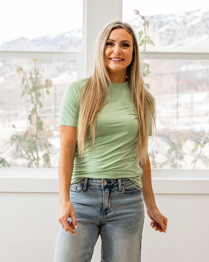 NEW! Blair Short Sleeve Top - Sage Michelle Mae