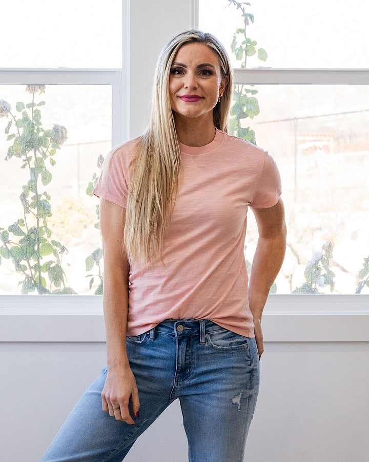 NEW! Melinda Short Sleeve Top - Peony Pink Be Cool