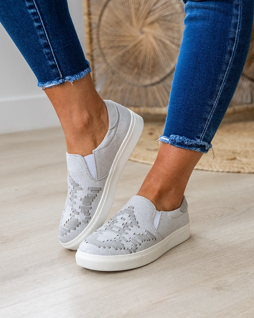 Very G Marian Slip On Sneakers - Color Options Available! Very G Light Gray