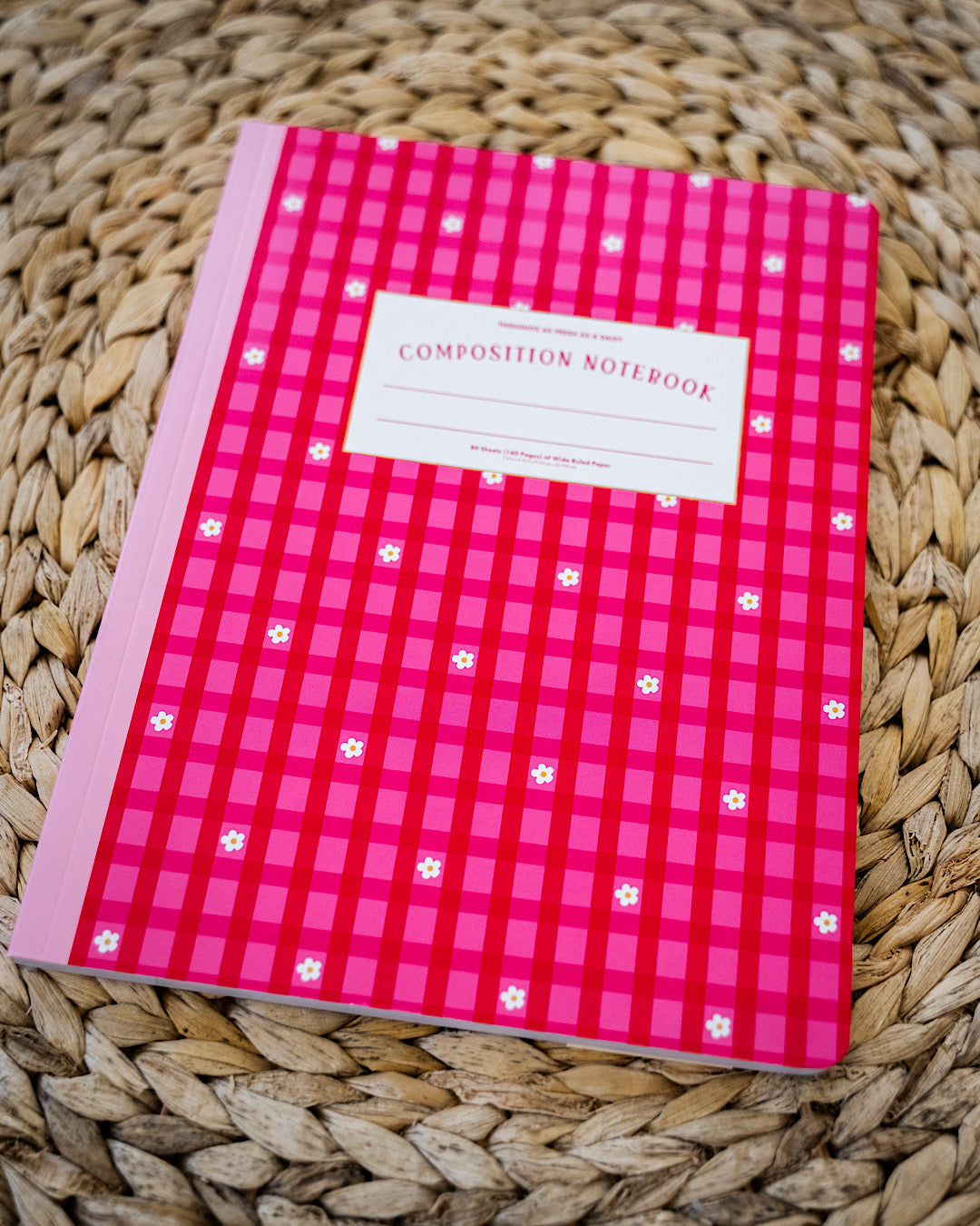 NEW! Pippi Post Composition Notebook - 2 Options Pippi One Size Thoughts As Fresh As a Daisy