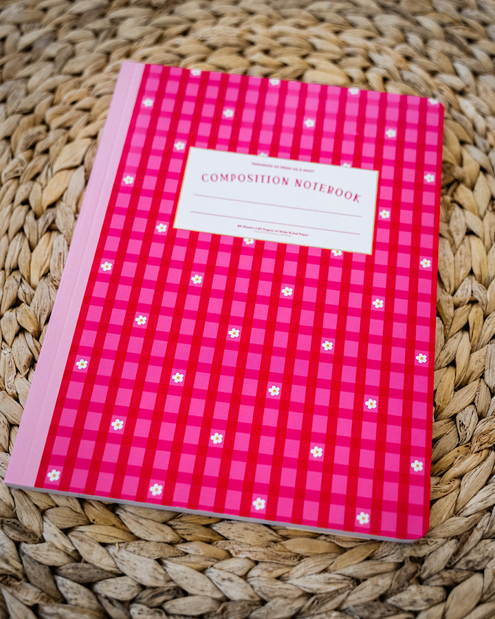 NEW! Pippi Post Composition Notebook - 2 Options Pippi One Size Thoughts As Fresh As a Daisy