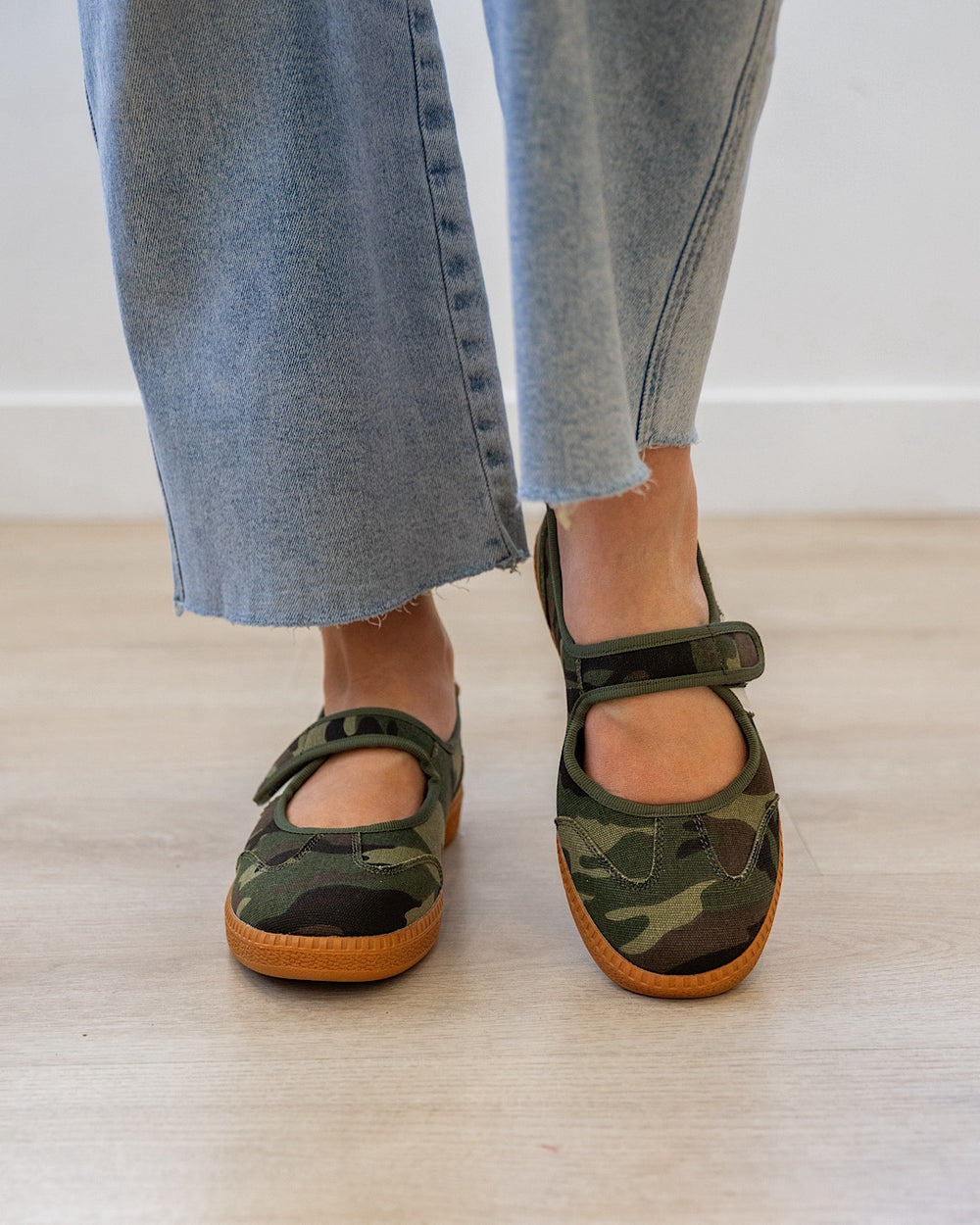 Corkys Calm Down Mary Jane Sneakers - Camo Corkys Footwear