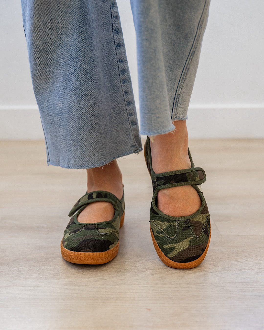 Corkys Calm Down Mary Jane Sneakers - Camo Corkys Footwear