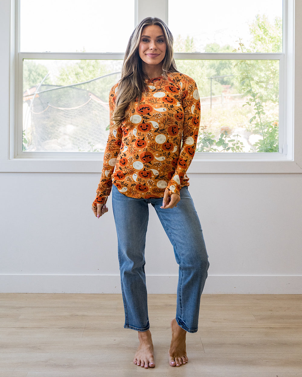 NEW! Blair Long Sleeve Top - Spooky Autumn Michelle Mae