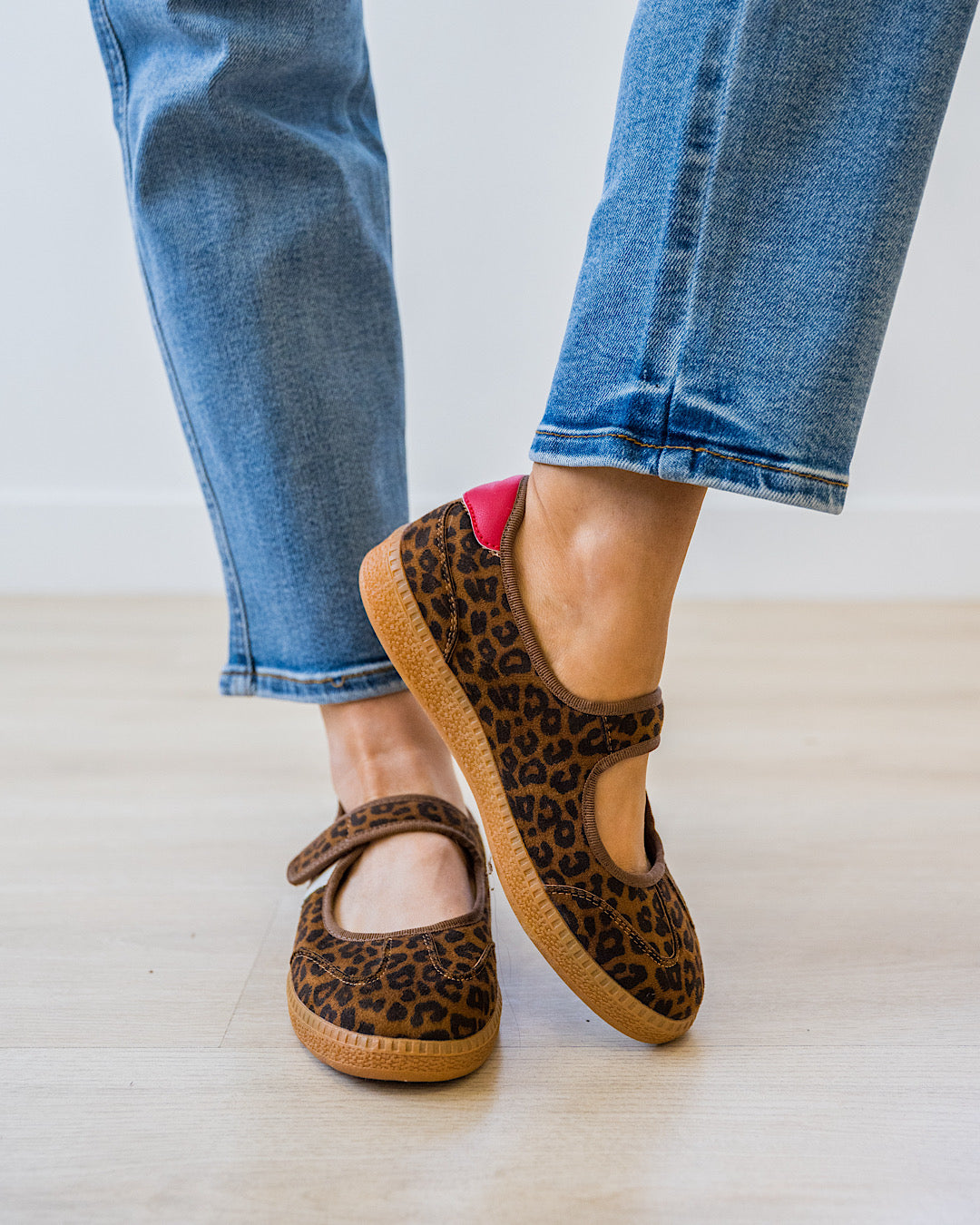 Corkys Calm Down Mary Jane Sneakers - Leopard Corkys Footwear
