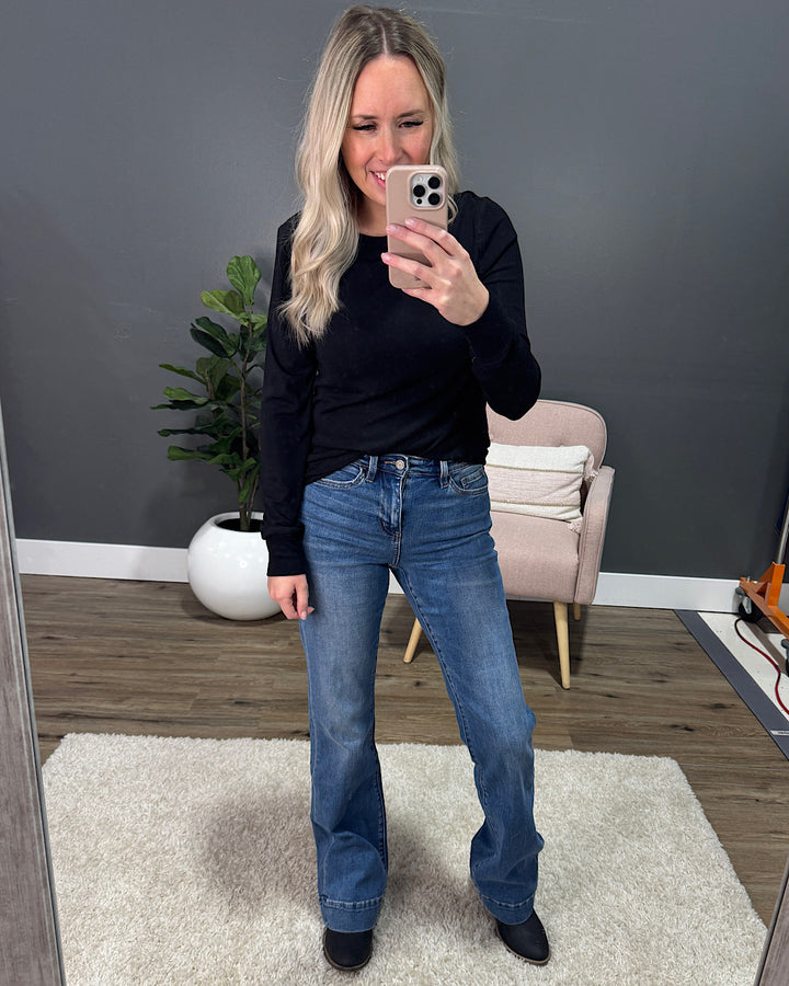 Stacy Long Sleeve Top - White Thread & Supply