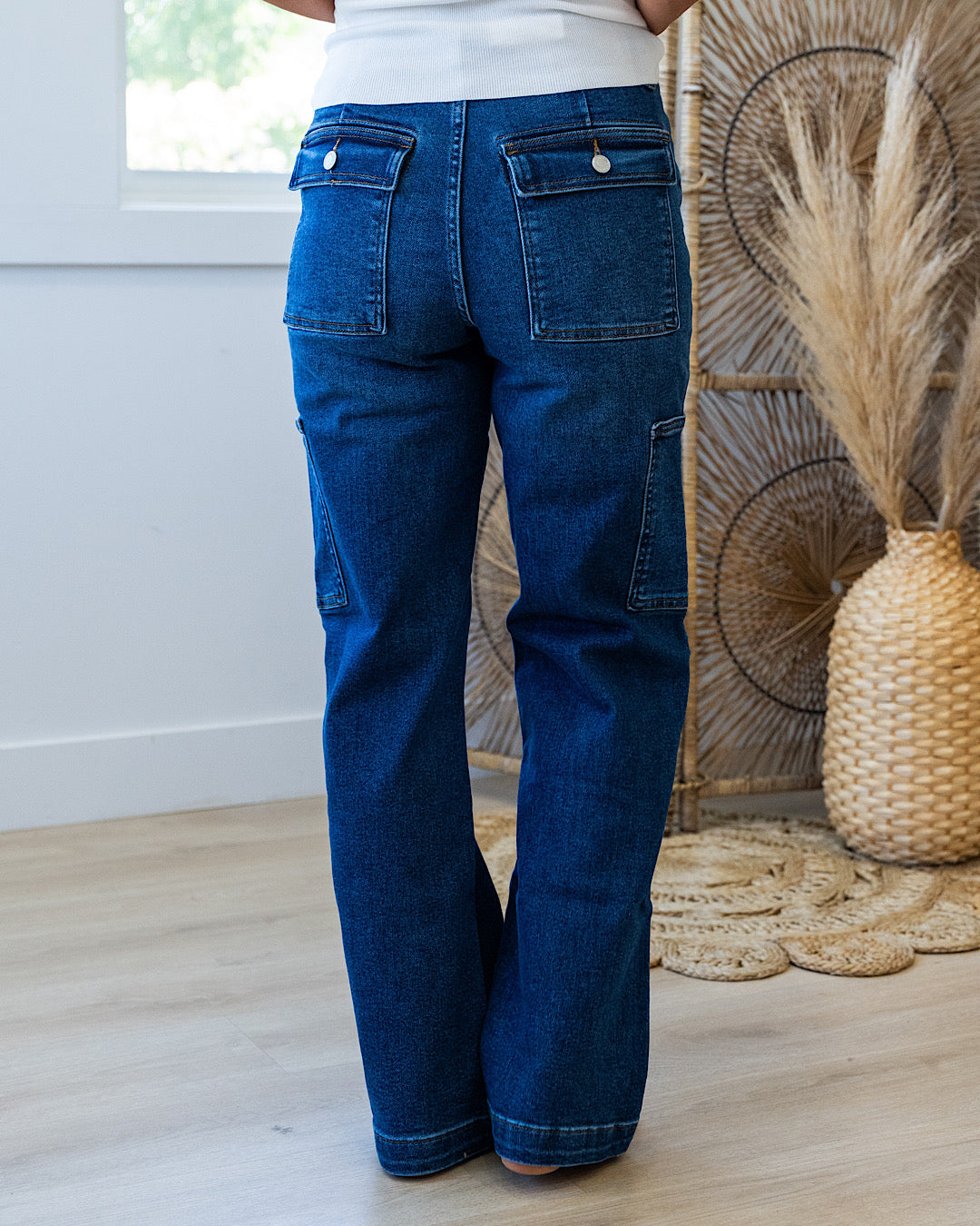 Judy Blue Lennon Wide Cargo Jeans SALE Judy Blue