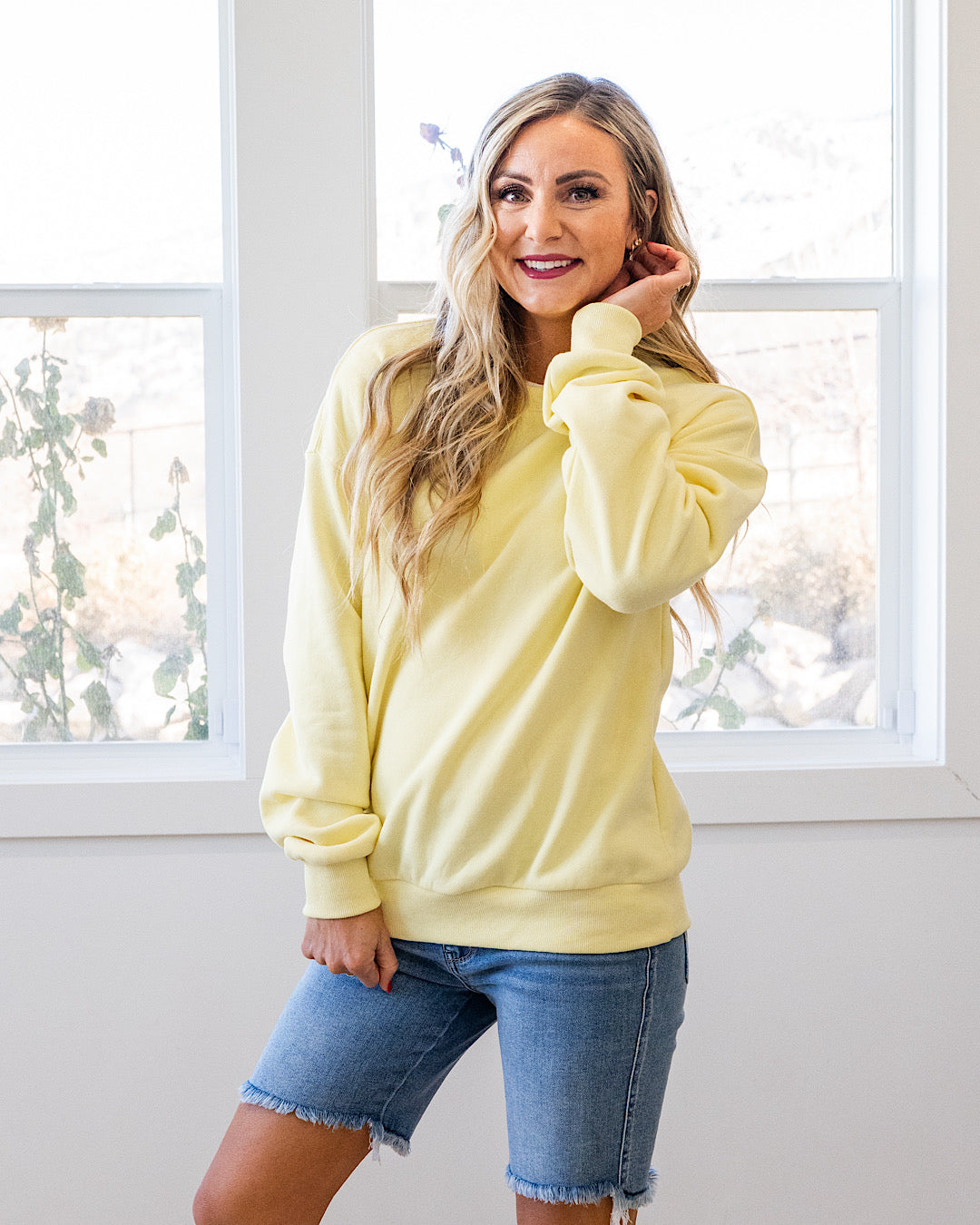 Ampersand Ave Comfort Zone Pullover - Butter Ampersand Ave
