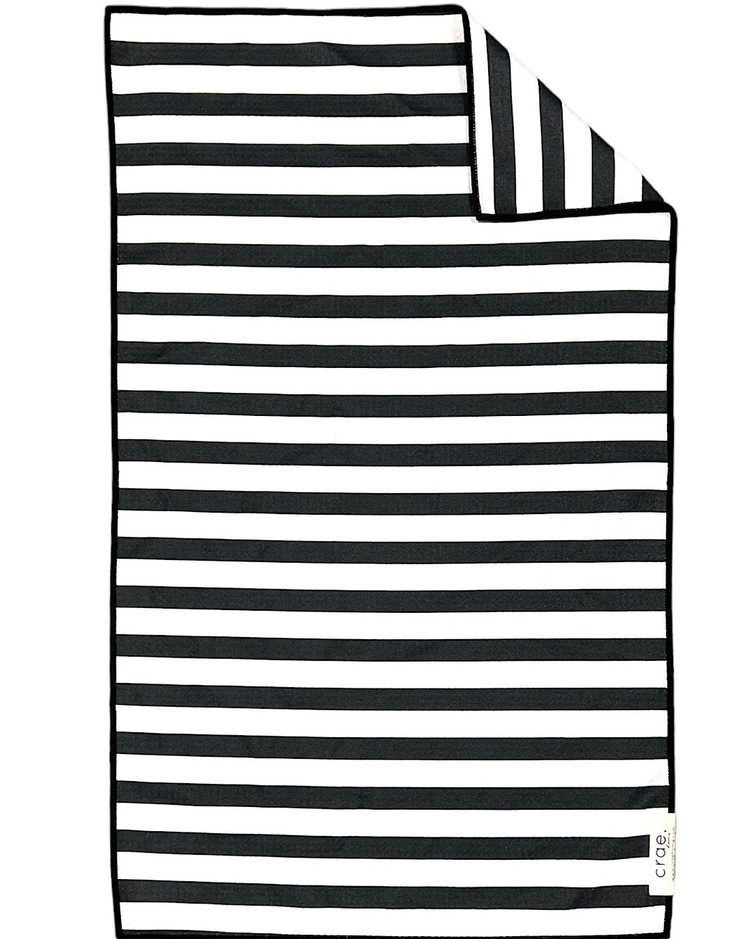 Crae Home Double Sided Hand Towel - 6 Styles Crae Home Black Licorice