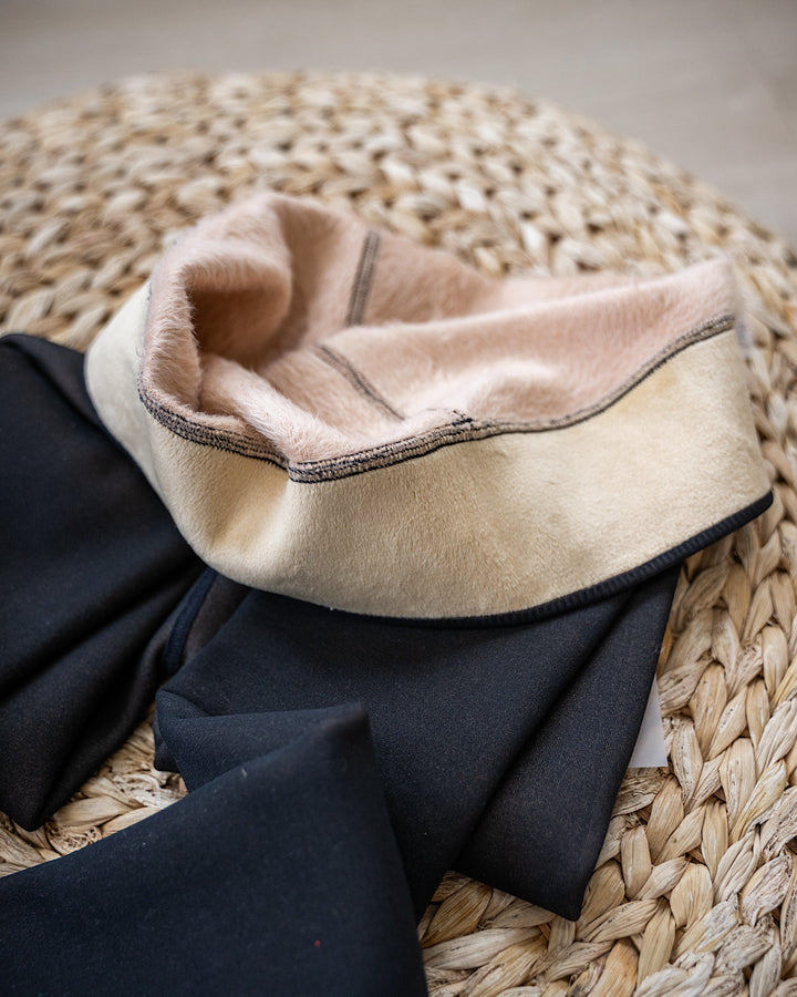 NEW! Mono B Fur Lined High-Waisted Tights - Black