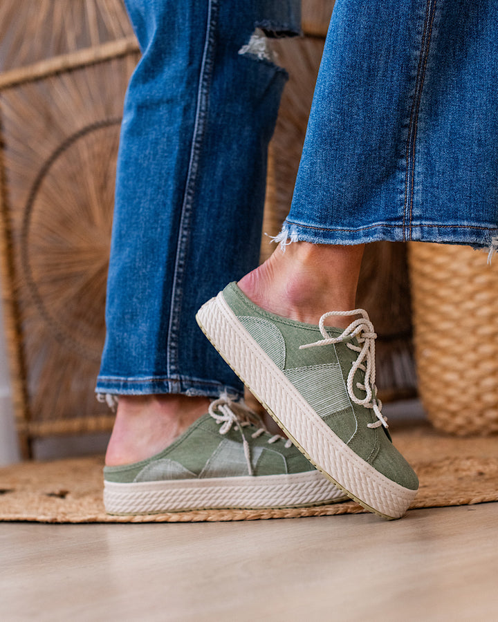 Blowfish Super Slide Sneakers - Pistachio FINAL SALE Blowfish