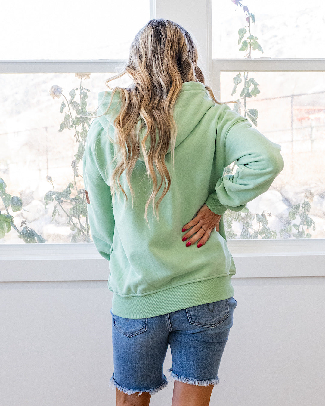 Ampersand Ave Comfort Zone FullZip Hoodie - Mint Ampersand Ave