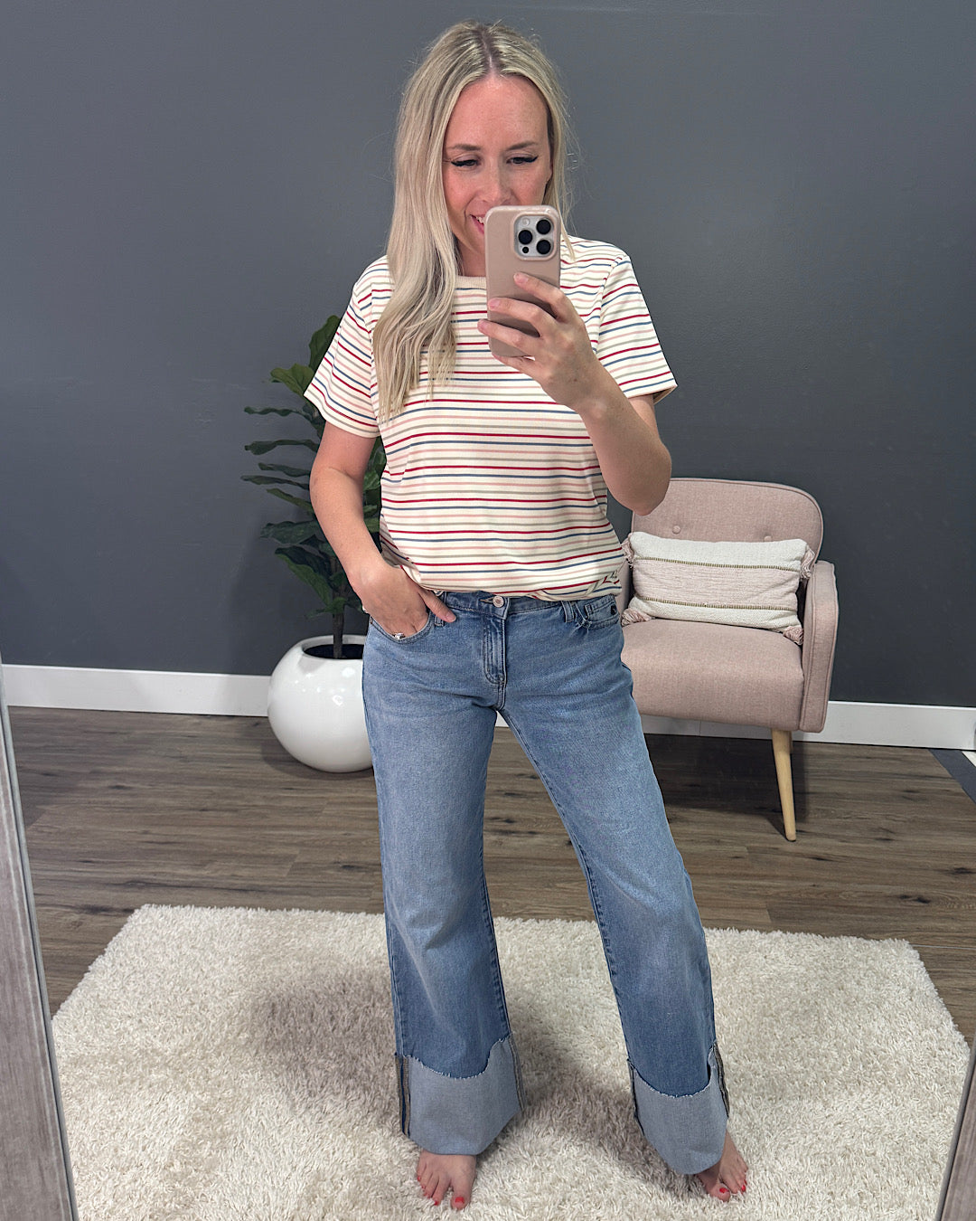 KanCan Mine To Lose Non Distressed Wide Flare Jeans KanCan