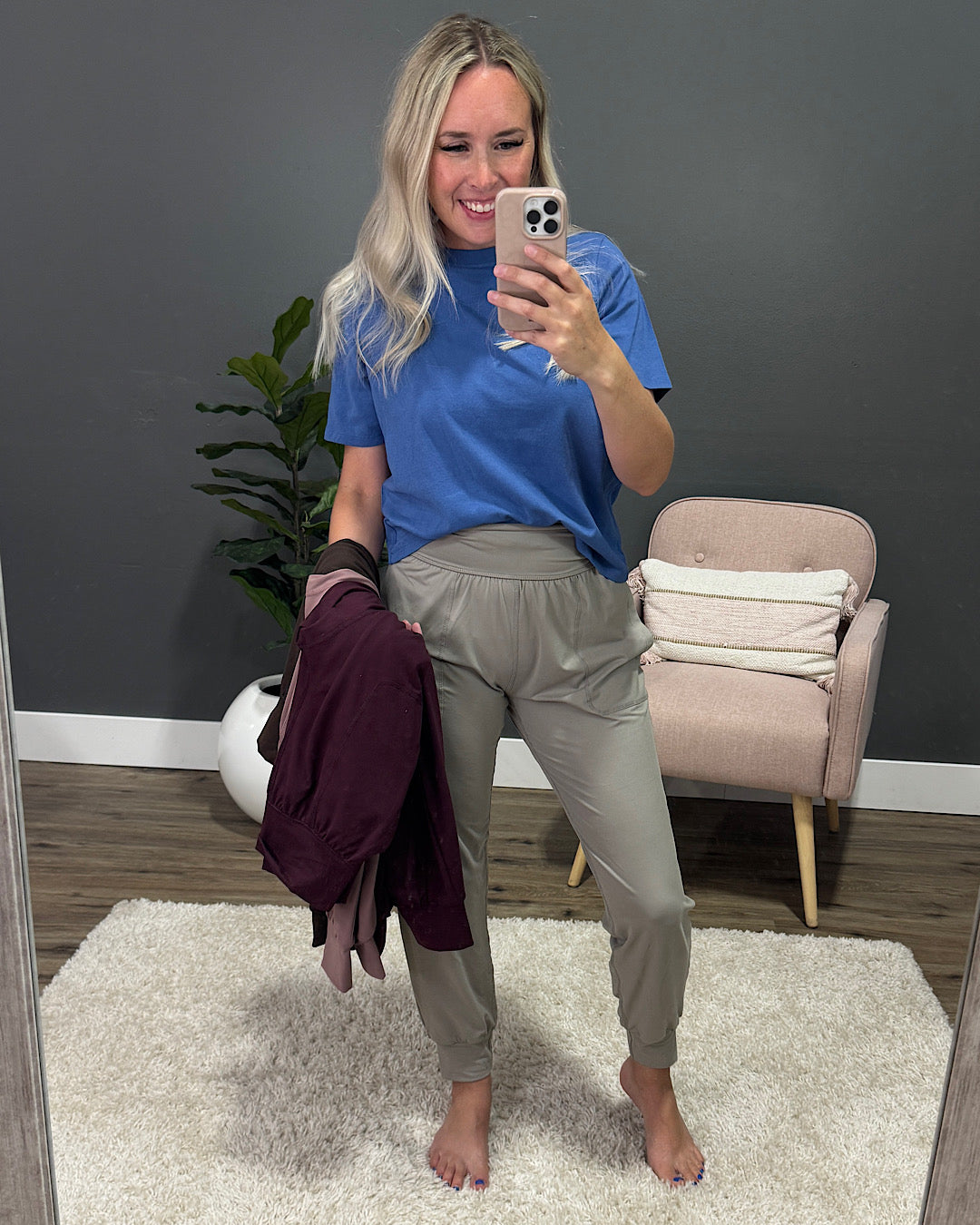 Yoga Joggers - Stone Taupe Rae Mode