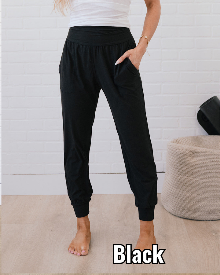 Yoga Joggers - Black Rae Mode Small