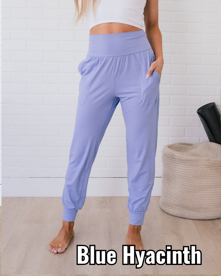 Yoga Joggers - Blue Hyacinth Rae Mode Small
