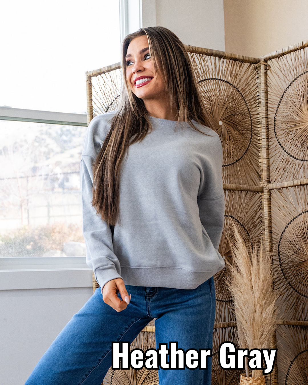 Cozy Crewneck Sweatshirt - Color Options Available! Zenana