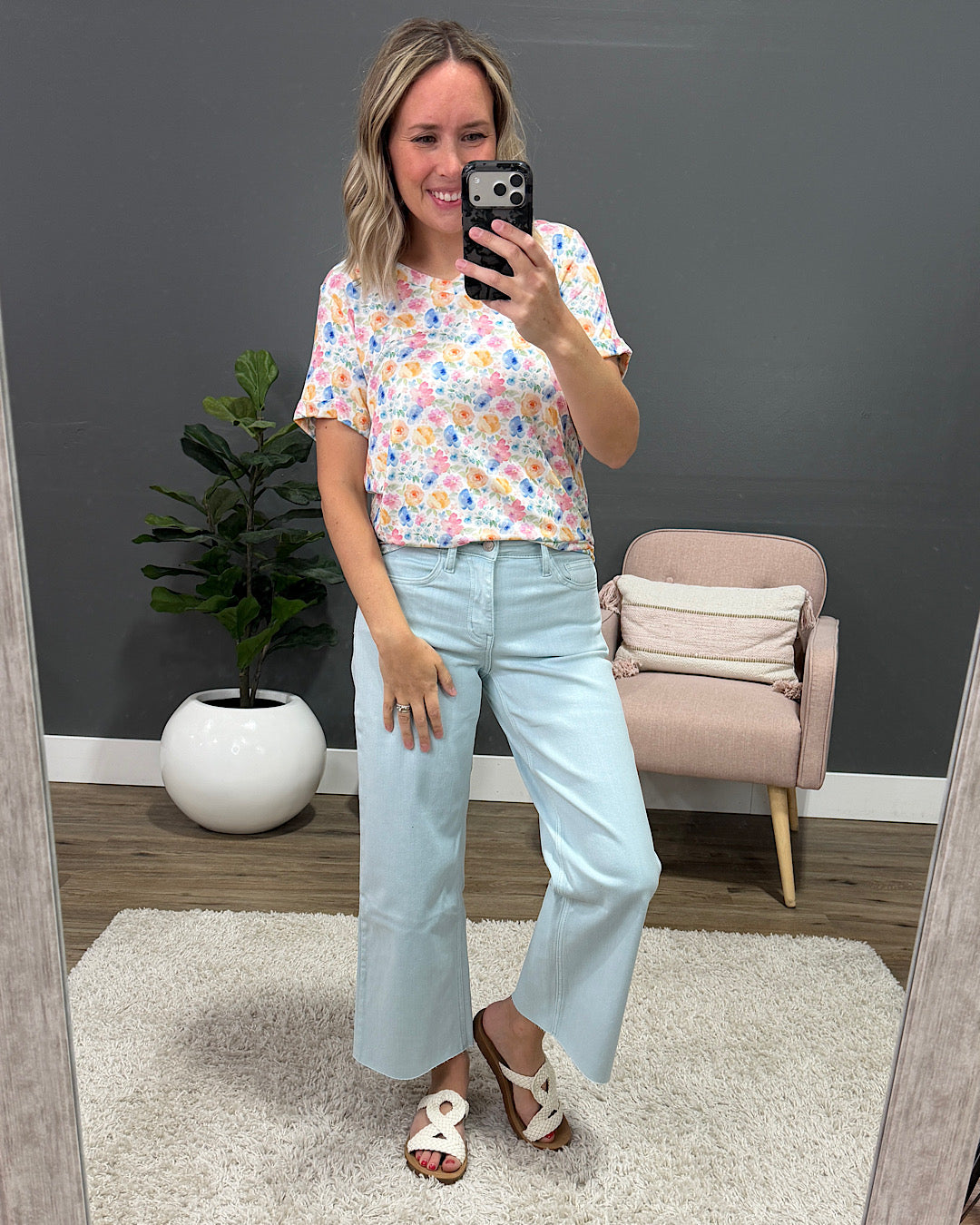 NEW! Sophie V Neck Top - Petal Gardens Michelle Mae