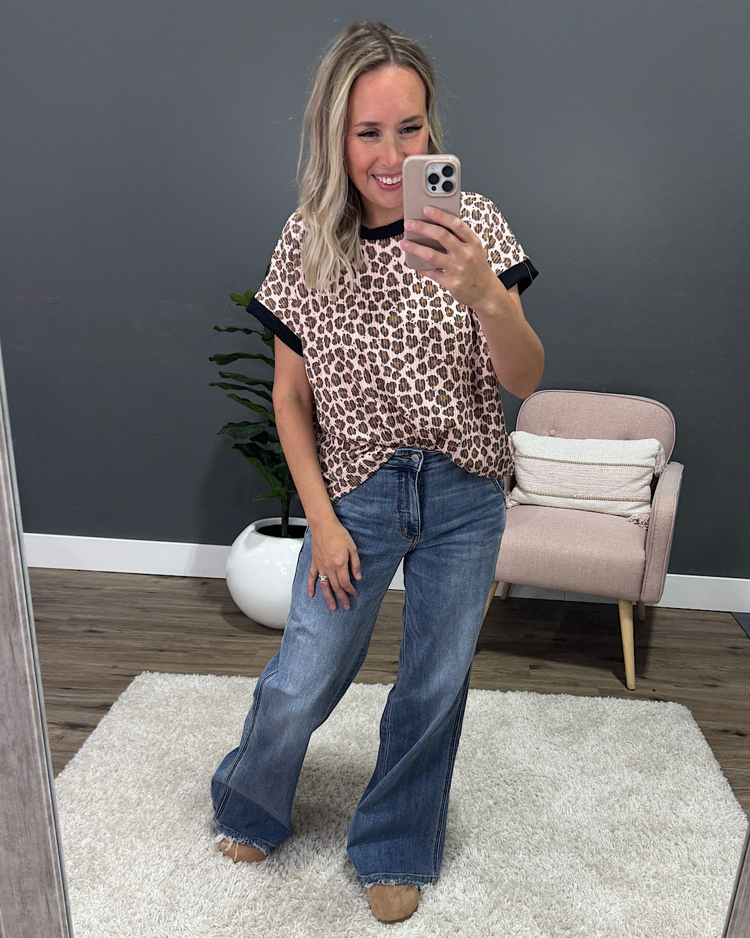 Dina Corded Leopard Top FINAL SALE Lovely Melody