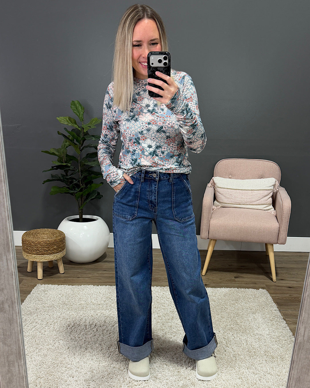 KanCan Elsie 90's Wide Leg Trouser Jeans SALE KanCan